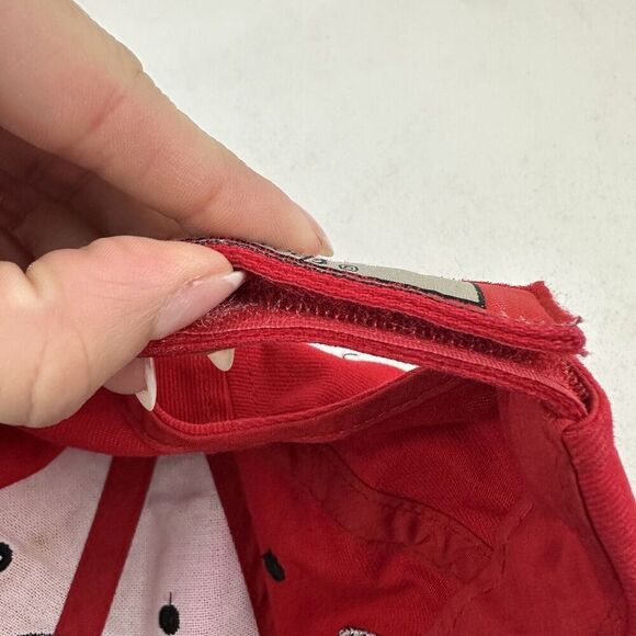 HMI Headwear University of Georgia Bulldogs Red Baseball Hat Cap OS Hook & Loop - Picture 11 of 11